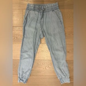 denim jogger dress pants